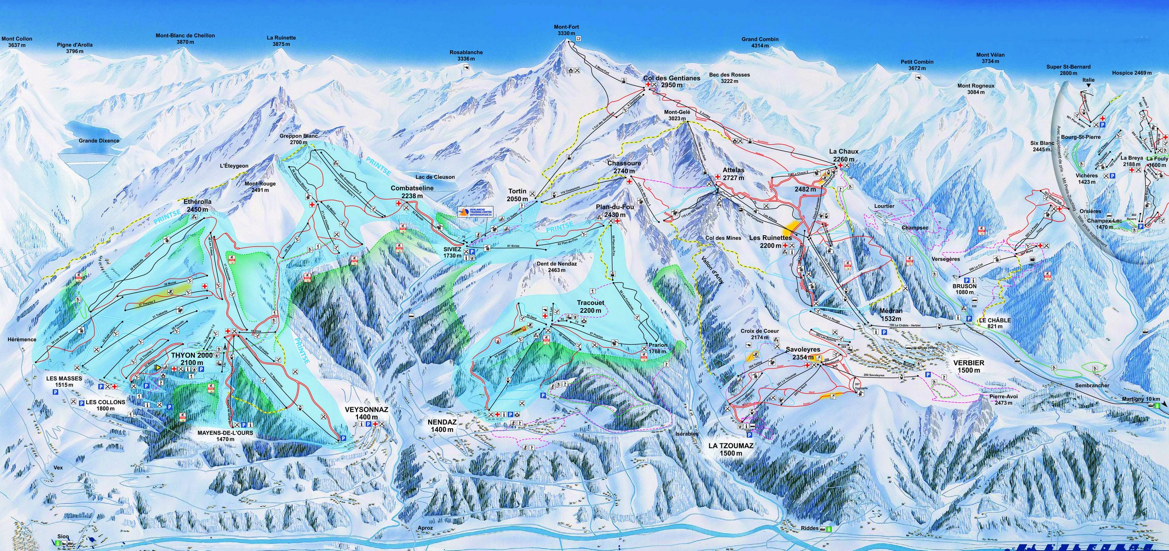 Lyžování 4 - Vallées