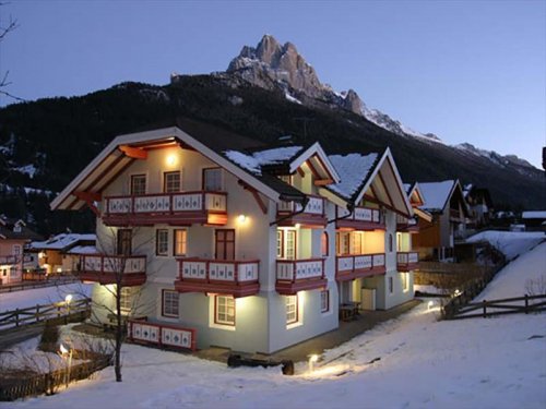 Apartmány Casa Azzurra - Dolomity - Itálie, Val di Fassa - Lyžařské zájezdy