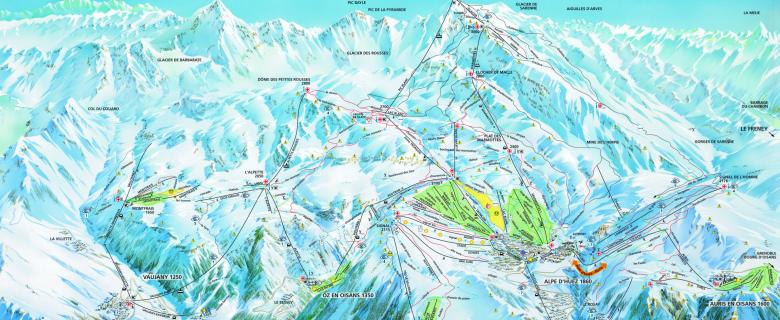 Lyžování Alpe d’Huez
