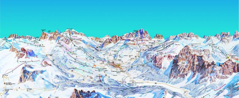 Lyžování Cortina d' Ampezzo