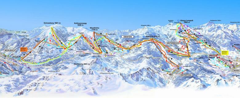 Lyžování Hochkönig
