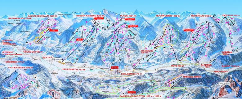 Lyžování Schladming Dachstein